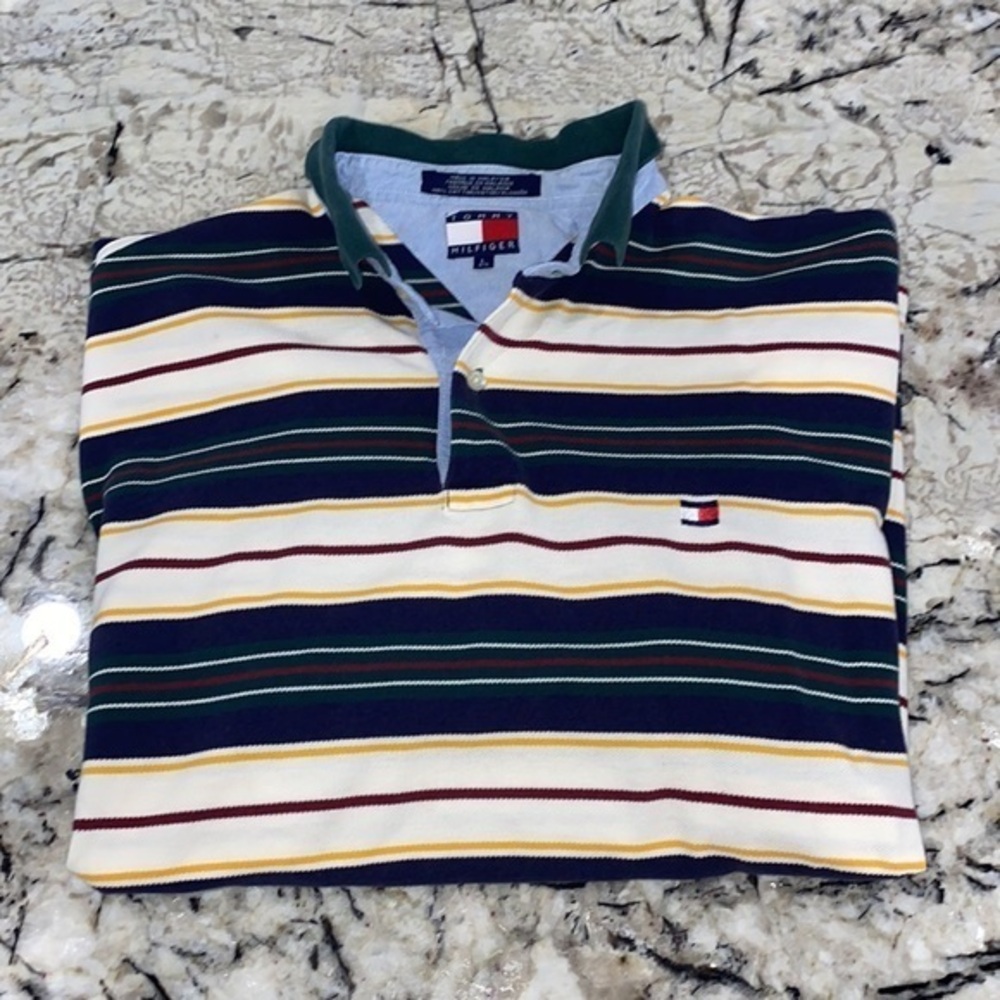 Vintage Tommy Hilfiger Men’s‎ Polo- Size Large